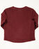 Image #3 - Wrangler Toddler Girls' Conversational Long Sleeve Graphic Shirt, Burgundy, hi-res