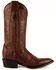 Image #2 - Ferrini Men's Stallion Western Boots - Square Toe, Cognac, hi-res
