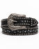 Shyanne Women's Zig Zag Bling Belt, Black, hi-res