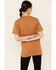 Ali Dee Women's Camel Howdywood Graphic Short Sleeve Tee , Camel, hi-res