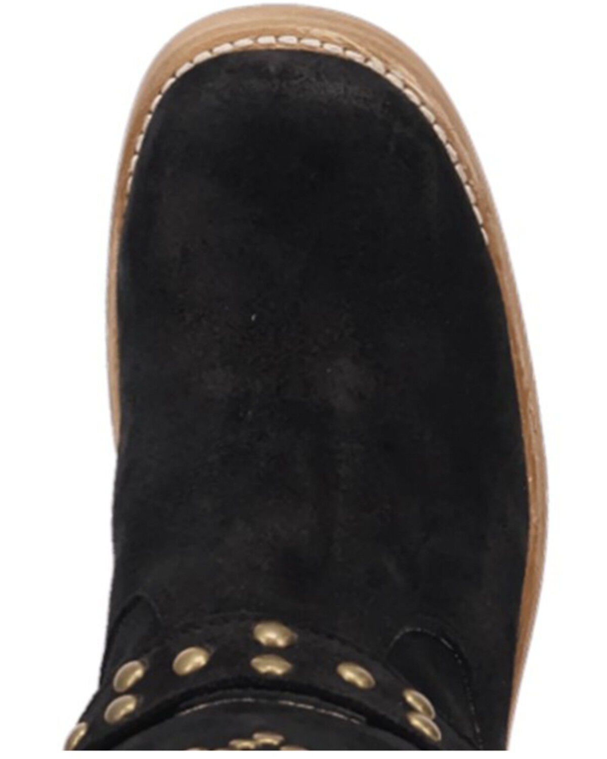 Image #6 - Dingo Women's Troubadour Studded Tall Fashion Boots - Round Toe, Black, hi-res