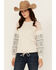 Image #1 - Shyanne Women's Printed Pullover Sweatshirt, Blue, hi-res