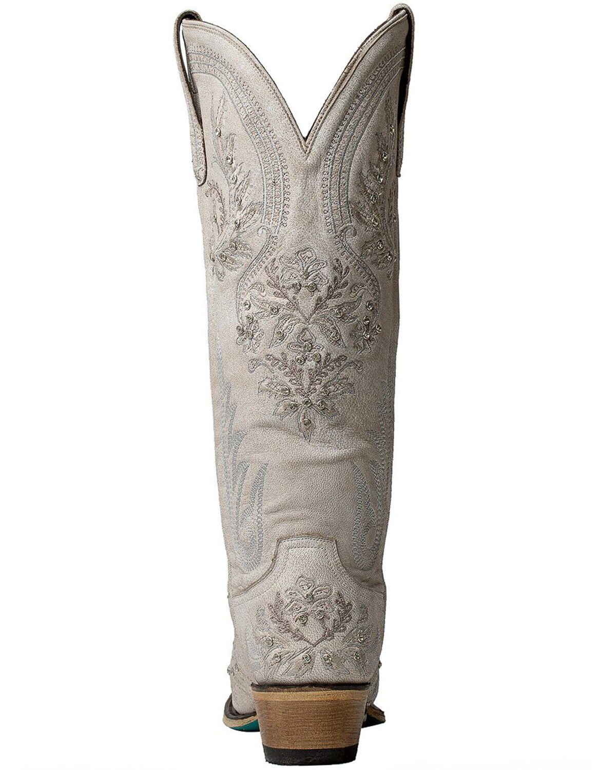 Image #4 - Lane Women's Santorini Western Boots - Snip Toe, White, hi-res