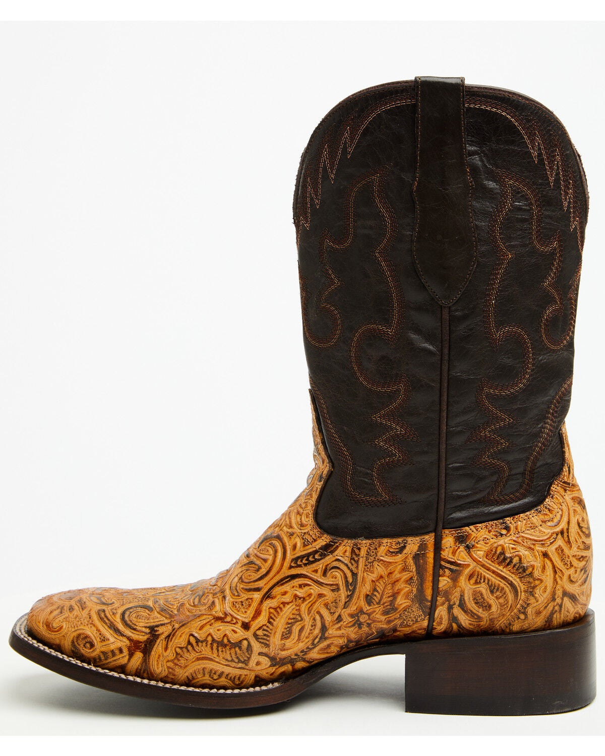 Image #3 - Cody James Men's Solridge Western Boots - Broad Square Toe, Tan, hi-res