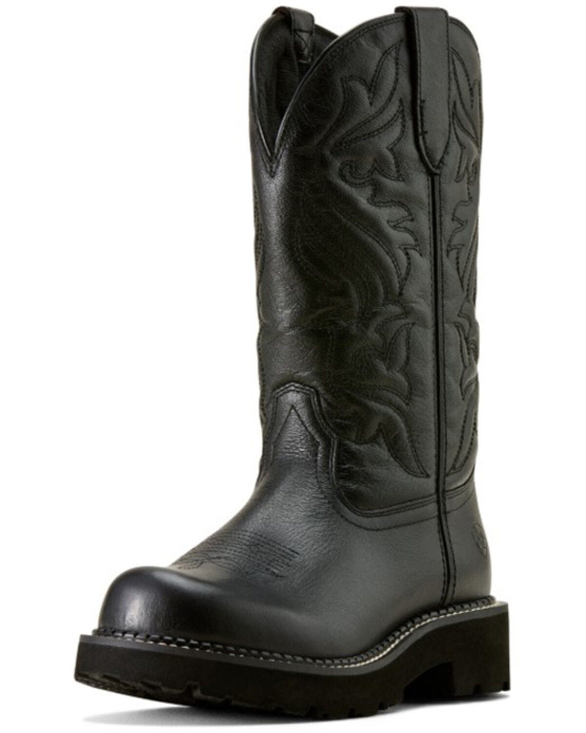 Image #3 - Ariat Women's Fatbaby Dawn Performance Western Boots - Round Toe, Black, hi-res