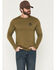 Image #2 - Troll Co Men's Haggler Long Sleeve Graphic Shirt, Olive, hi-res
