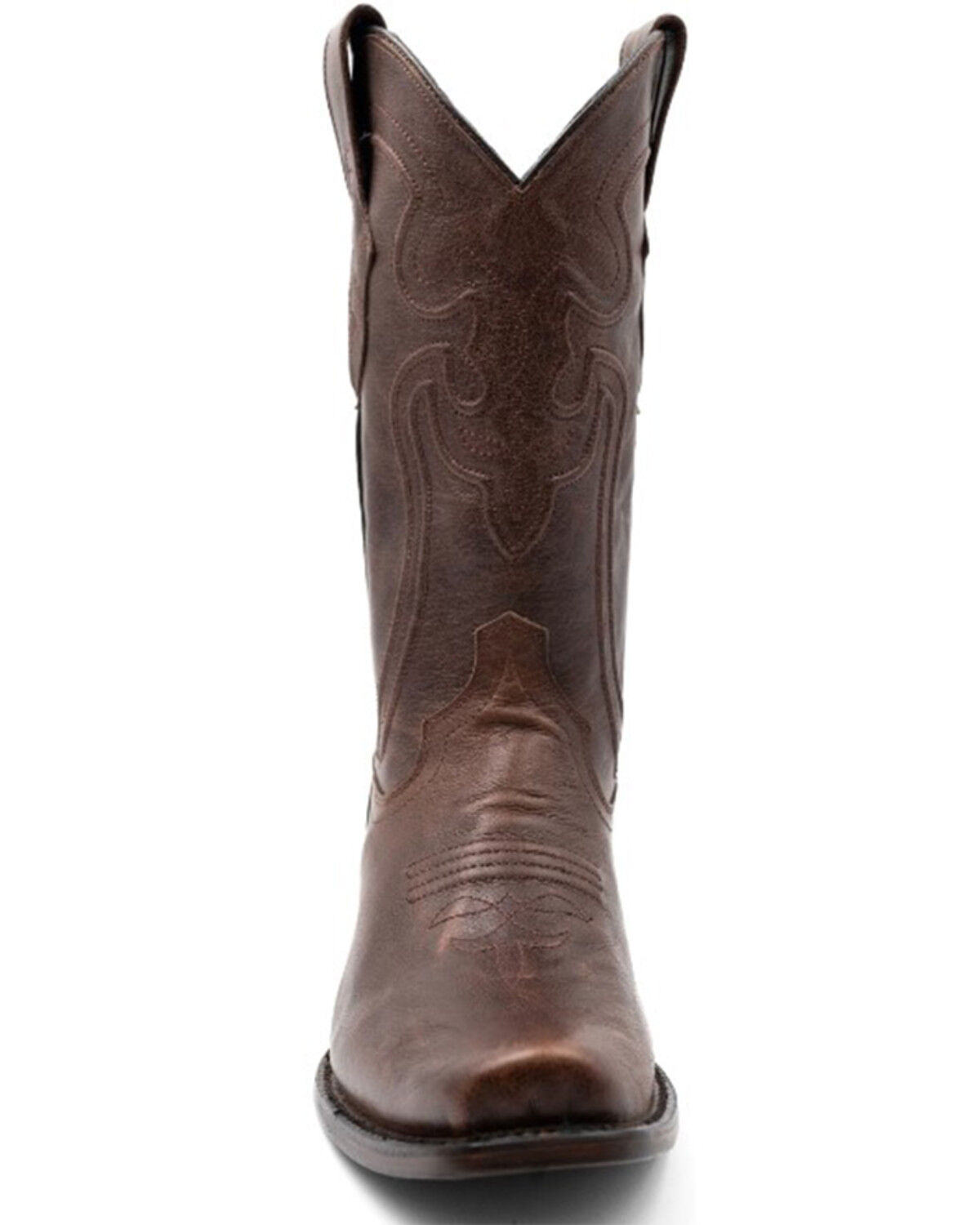 Image #4 - Ferrini Men's Wyatt Western Boots - Square Toe, Chocolate, hi-res