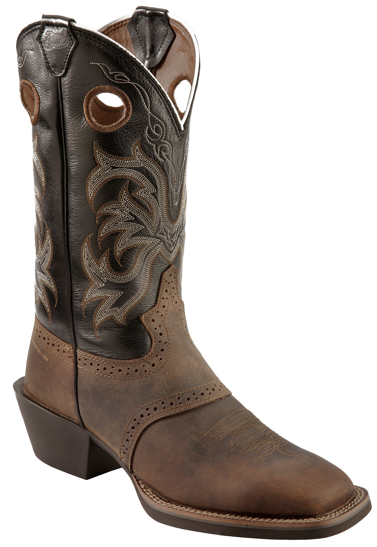 justin stampede roper boots