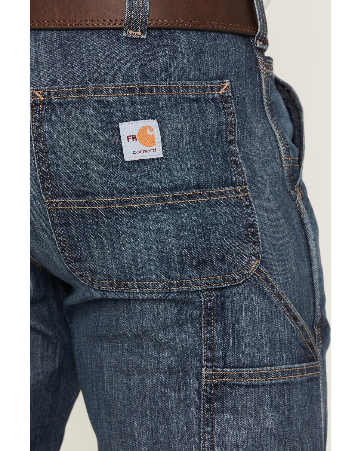 Image #4 - Carhartt Men's FR Boulder Force Rugged Flex&reg; Relaxed Utility Work Jeans, Slate, hi-res