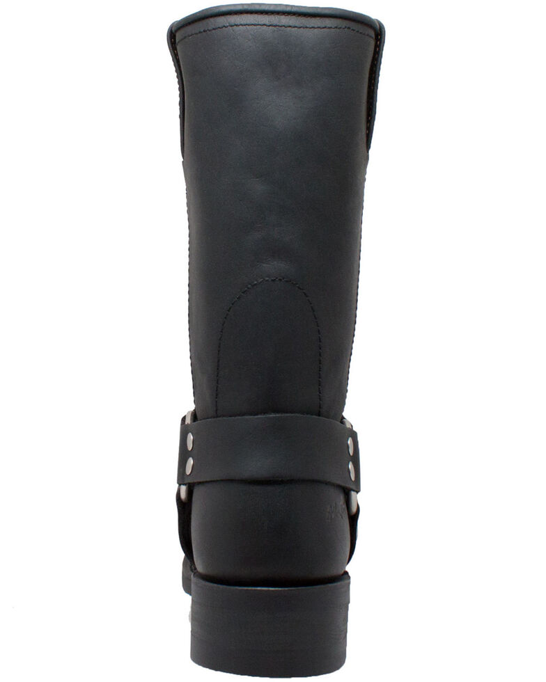 Ad Tec Women's 12" Harness Boots - Round Toe, Black, hi-res