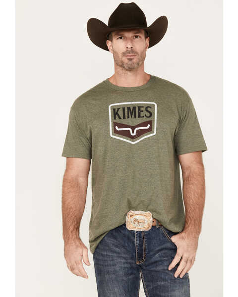 Kimes Ranch Men's Boot Barn Exclusive Players Short Sleeve T-Shirt, Sage, hi-res