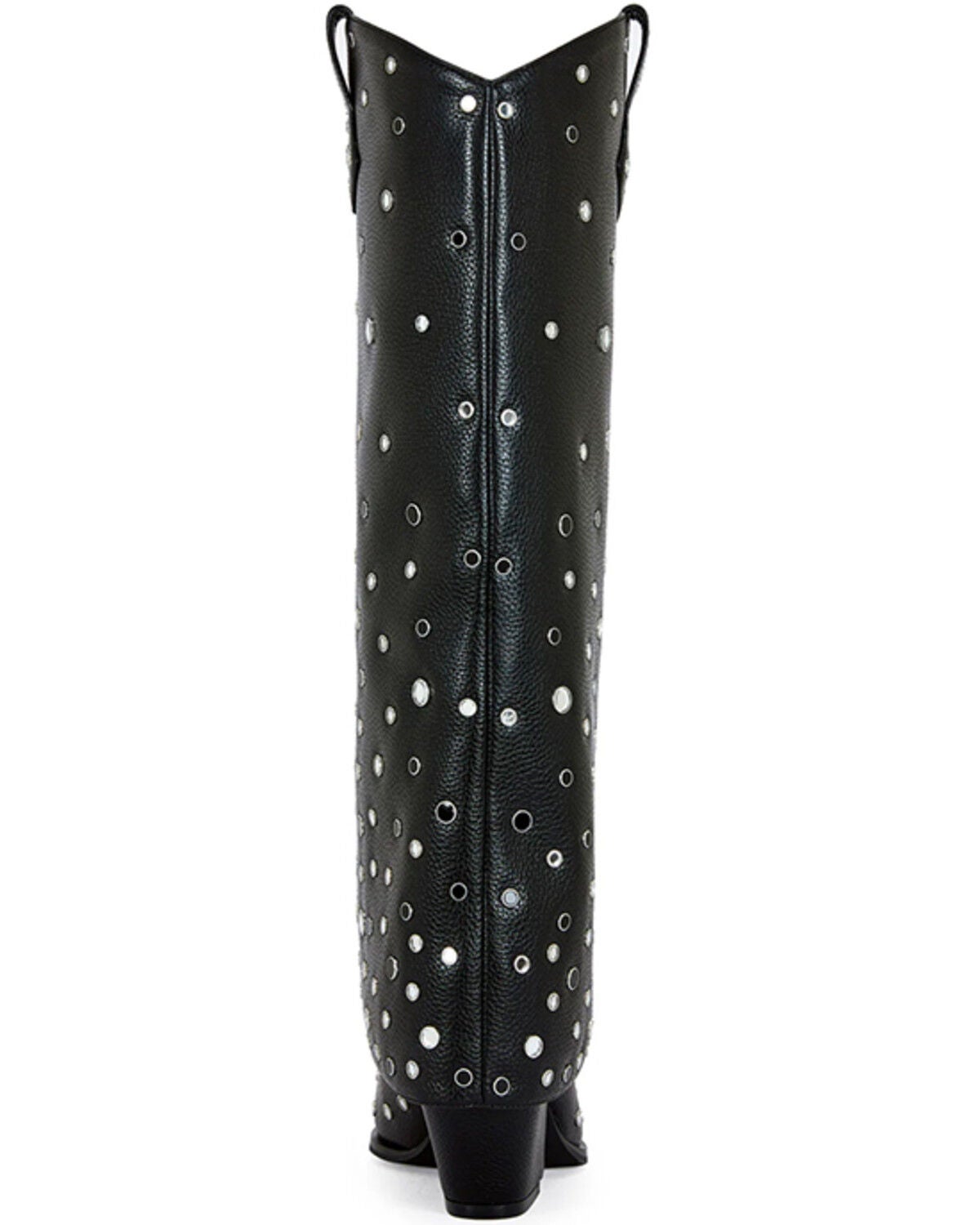 Image #3 - Azalea Wang Women's Madlock Embellished Tall Western Boots - Round Toe, Black, hi-res