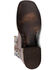 Image #7 - Ferrini Men's Chase Western Boots - Broad Square Toe, Chocolate, hi-res