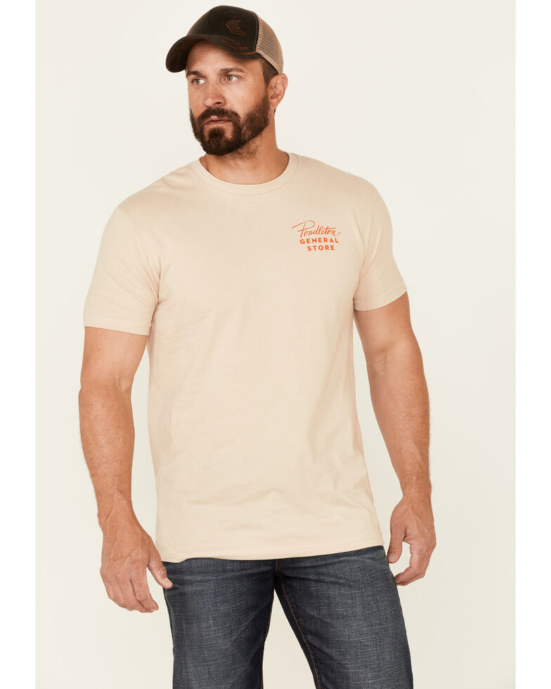 Pendleton Men's Cream General Store Heritage Graphic Short Sleeve T-Shirt  , Cream, hi-res