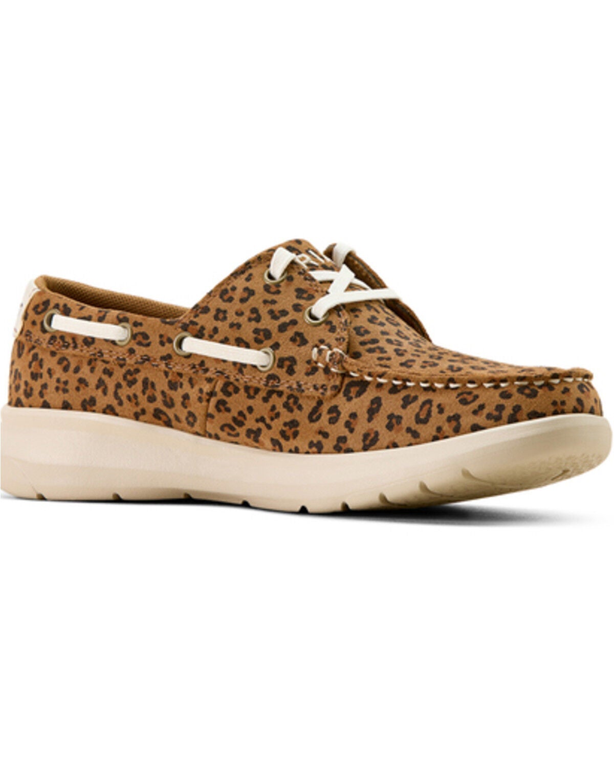 Ariat Women's Hilo Shore Moc Casual Shoes, Leopard, hi-res