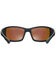 Image #4 - Hobie Men's Everglades Satin Black & Copper Frame Polarized Sunglasses  , Black, hi-res