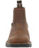 Image #4 - Rocky Men's Legacy 32 Twin Gore Western Work Chelsea Boots - Square Toe , Dark Brown, hi-res