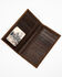 Cody James Men's Americana Leather Checkbook Wallet, Brown, hi-res