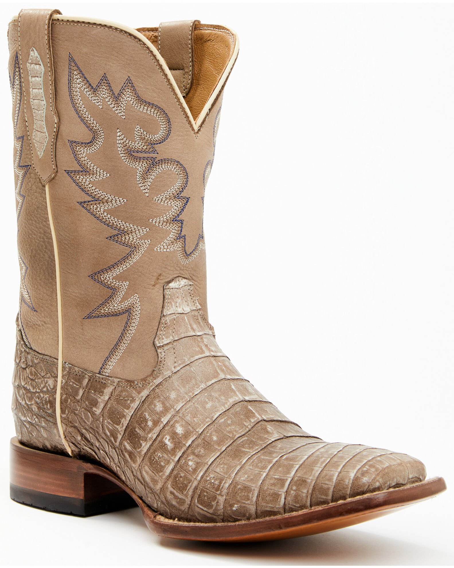 Cody James Men s Exotic Caiman Belly Western Boots Broad Square Toe Country Outfitter