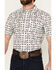 Image #3 - Cody James Men's Geo Paisley Print Short Sleeve Button-Down Stretch Western Shirt - Tall, White, hi-res