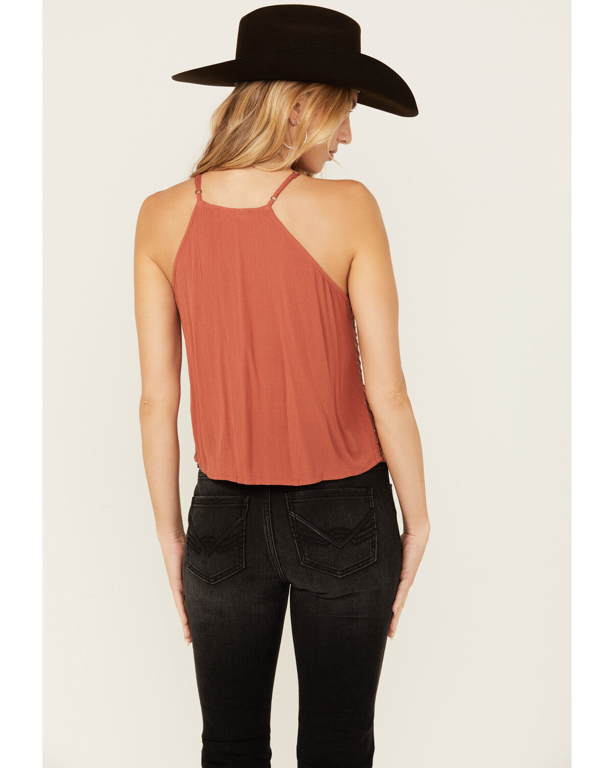 Image #4 - Idyllwind Women's Alpine Super Embellished Tank, Pecan, hi-res