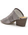 Image #3 - Golo Shoes Women's Landon Silver Pewter Open Toe Mule , Silver, hi-res
