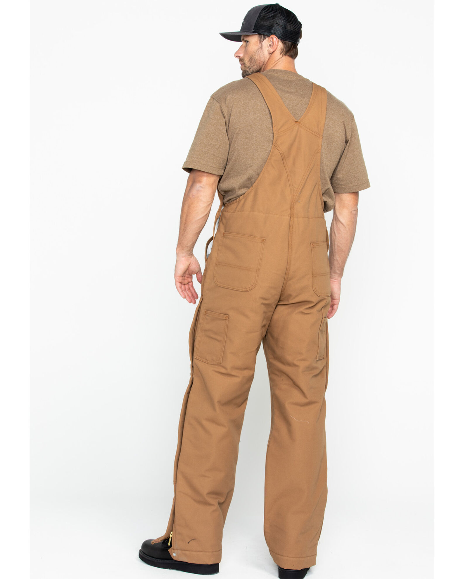 Carhartt quilted bib overalls top
