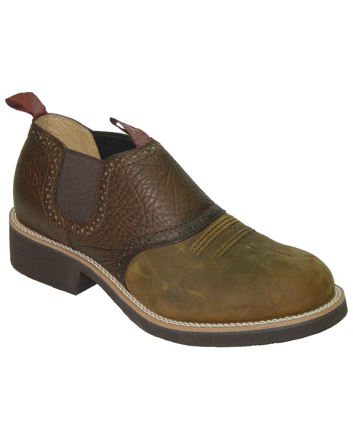 Image #1 - Twisted X Men's Cow Dog Slip-On Shoes, Distressed, hi-res