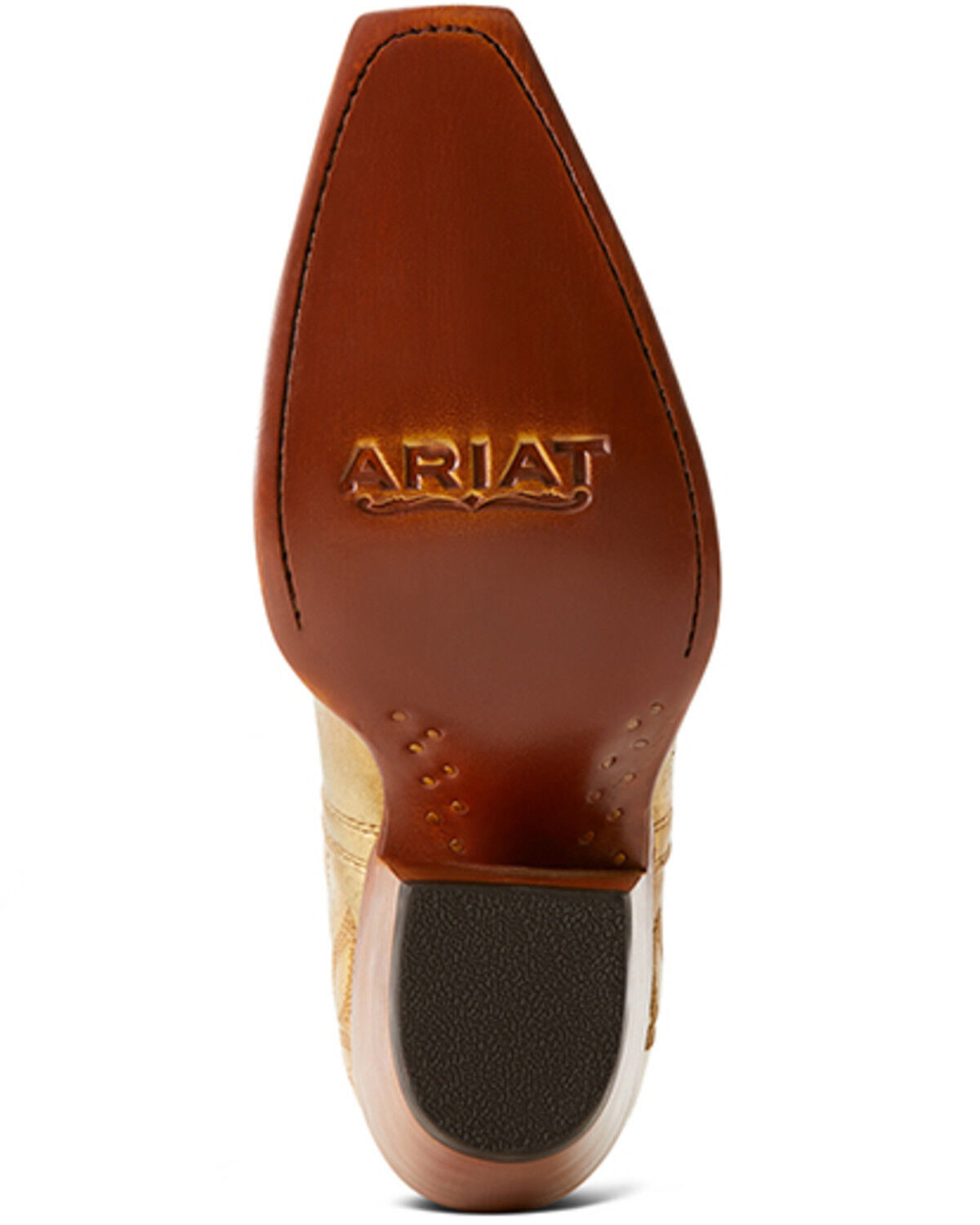 Image #5 - Ariat Women's Dixon Western Booties - Snip Toe, Gold, hi-res