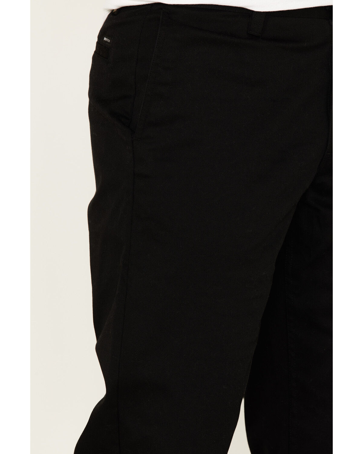Image #2 - Brixton Men's Choice Stretch Twill Relaxed Fit Chino Pants, Black, hi-res