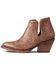 Image #2 - Ariat Women's Naturally Distressed Brown Dixon Western Fashion Bootie - Round Toe , Brown, hi-res