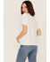 Image #4 - Hooey Women's Boot Barn Exclusive Music Short Sleeve Graphic Tee, Cream, hi-res