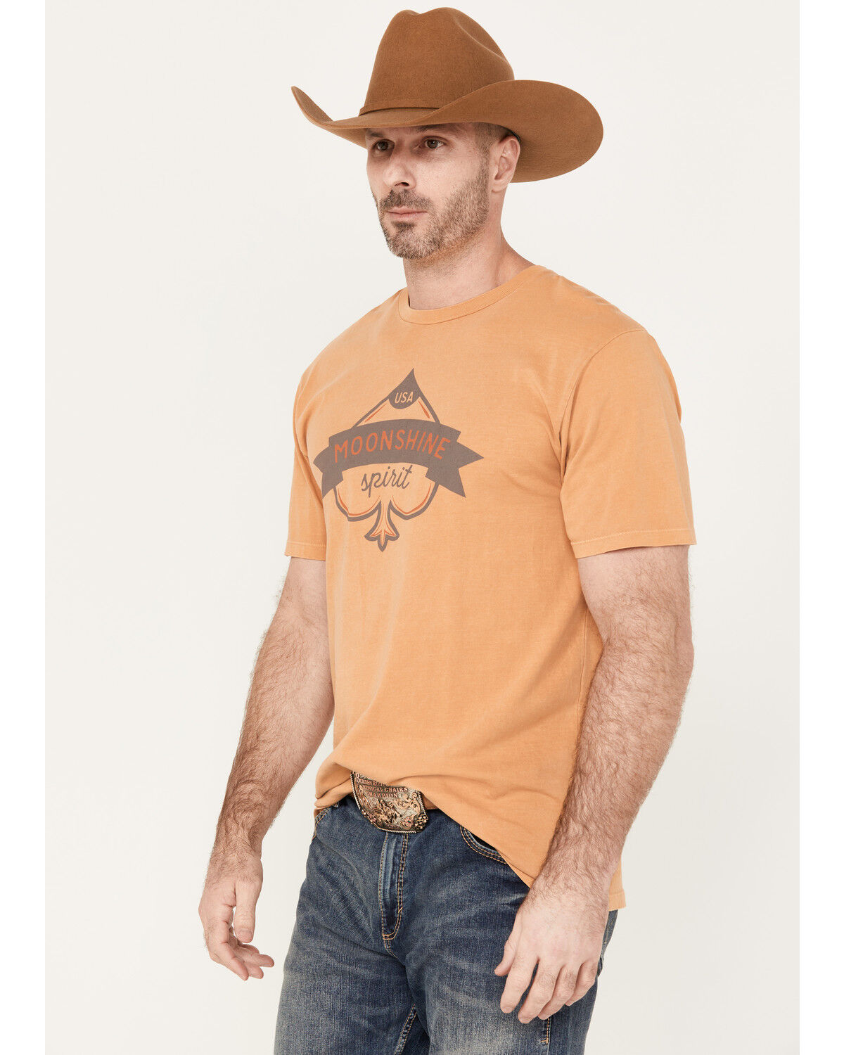 Image #1 - Moonshine Spirit Men's 1978 Short Sleeve Graphic T-Shirt, Mustard, hi-res