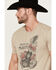 Image #2 - Moonshine Spirit Men's Skull Guitar Short Sleeve Graphic T-Shirt, Tan, hi-res