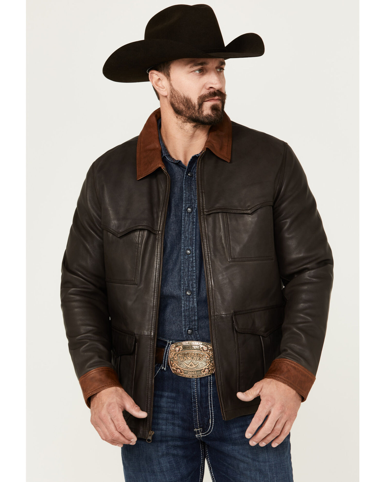 Scully men's leather jacket online