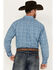 Image #4 - Ariat Men's Gentry Paisley Print Long Sleeve Button-Down Western Shirt, Blue, hi-res