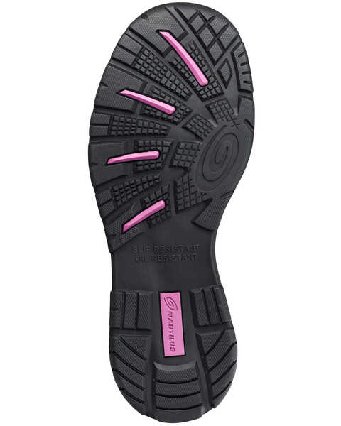 Image #7 - Nautilus Women's Slip-On Work Shoes - Composite Toe, Brown, hi-res