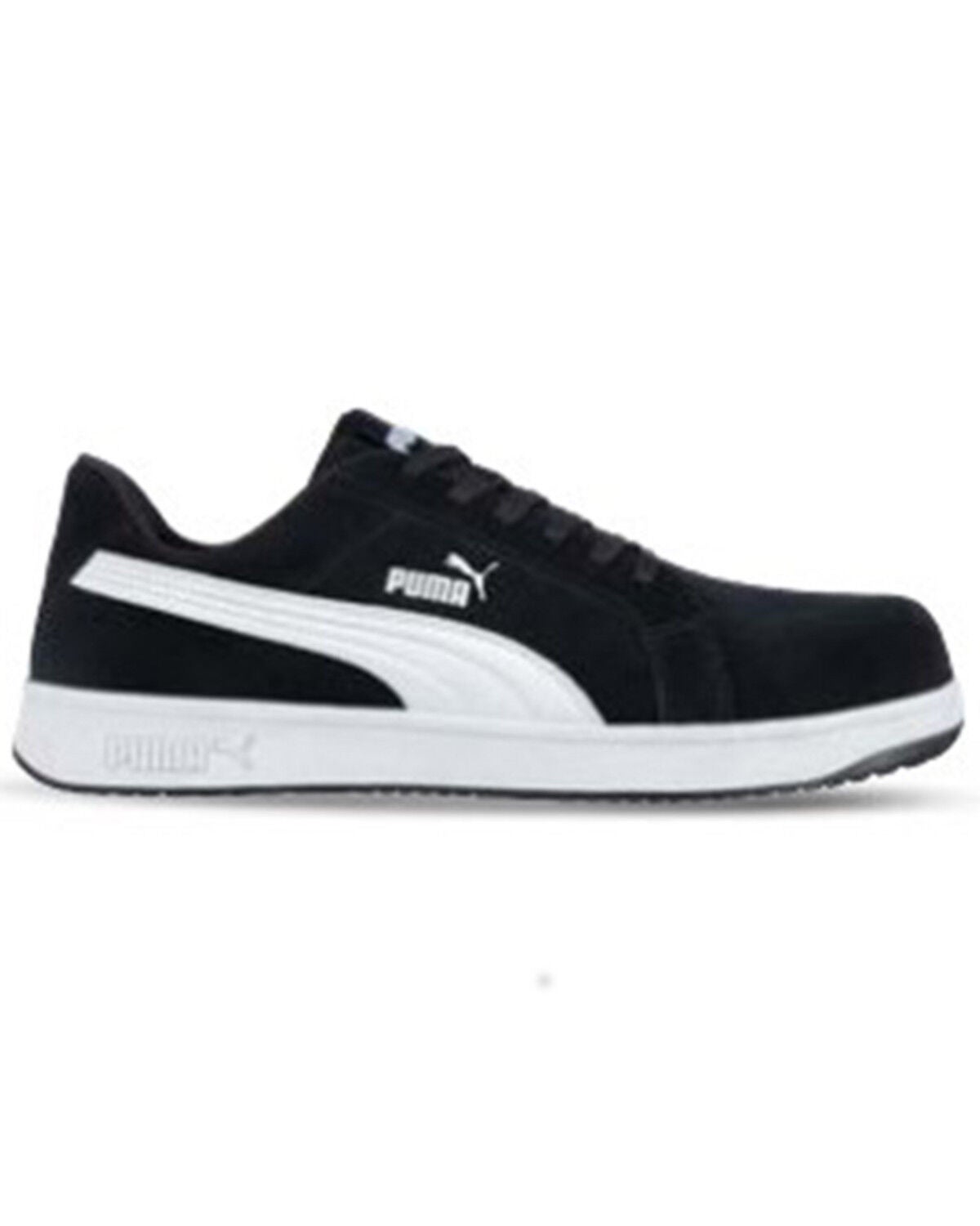 Puma Safety Men's Iconic Suede Low Shoe - Composite Toe, Black, hi-res