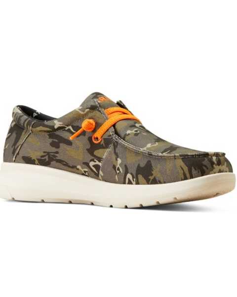 Ariat Men's Hilo Stretch Casual Shoes - Moc Toe , Camouflage, hi-res