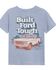 Image #1 - Merch Traffic Boys' Built Ford Tough Short Sleeve Graphic T-Shirt, Blue, hi-res