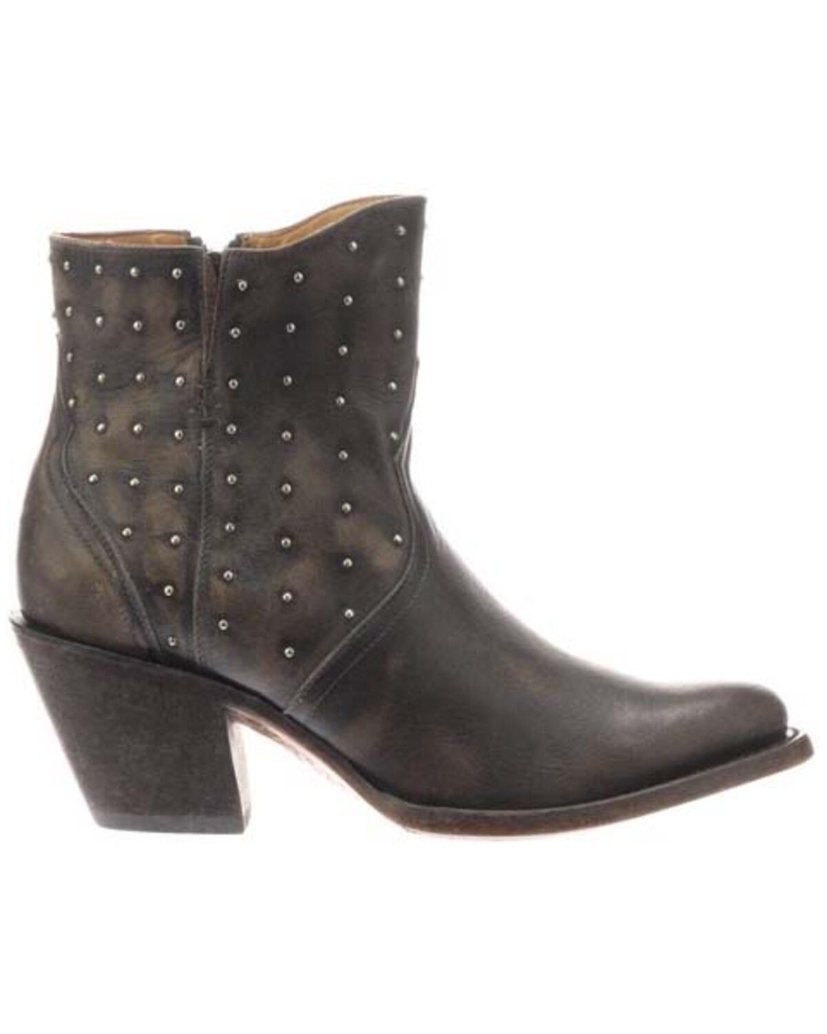 Image #2 - Lucchese Women's Harley Fashion Booties - Round Toe, , hi-res