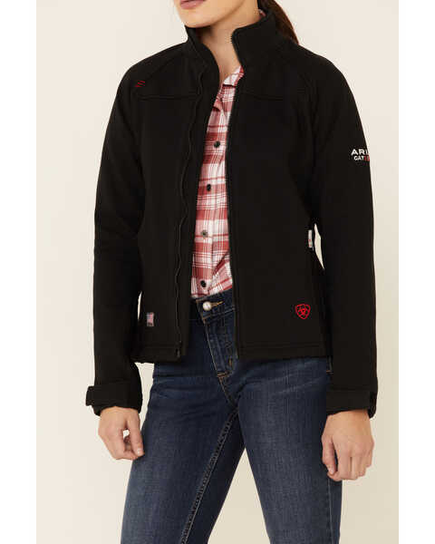 Image #4 - Ariat Women's FR Platform Jacket, Black, hi-res