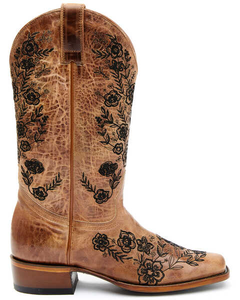 Image #2 - Shyanne Women's Wildflower Western Boots - Square Toe, Honey, hi-res