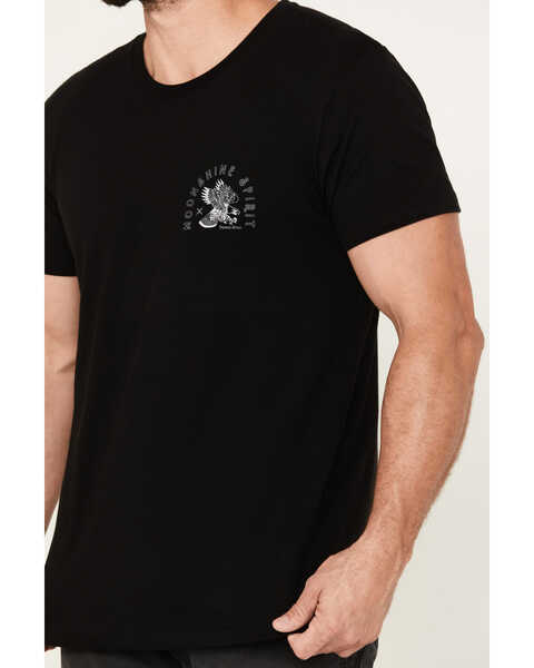 Image #2 - Moonshine Spirit Men's Arch Graphic Short Sleeve T-Shirt, Black, hi-res