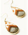 Image #2 - Shyanne Women's Soleil Inlay Teardrop Earrings, Gold, hi-res