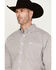 Image #2 - Cinch Men's Geo Print Long Sleeve Button-Down Stretch Western Shirt, White, hi-res