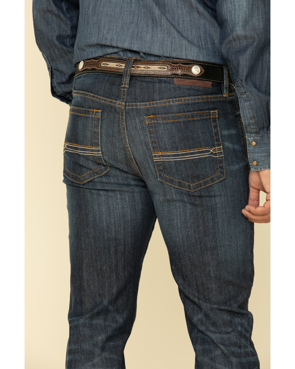 Image #5 - Cody James Men's Night Hawk Basic Dark Wash Slim Straight Stretch Denim Jeans, Blue, hi-res