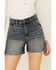 Lee Women's Dungaree Shorts, Blue, hi-res
