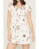 Image #3 - Wild Moss Women's Western Print Mini Dress, Ivory, hi-res