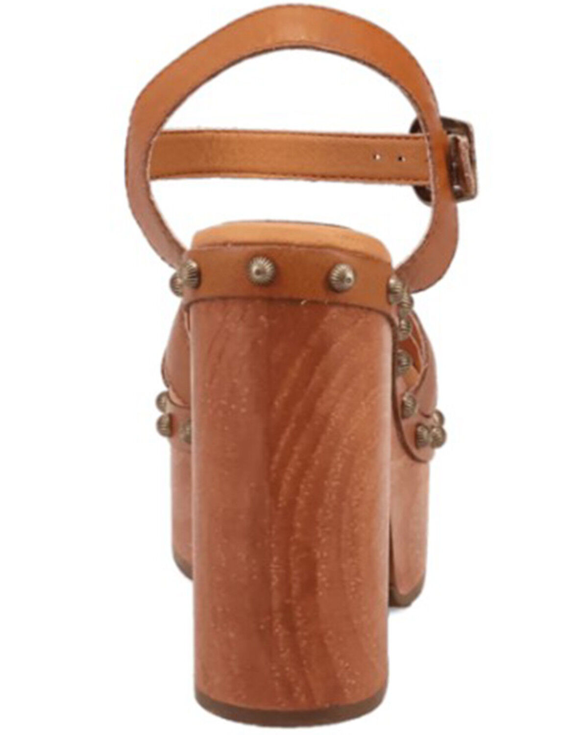 Image #5 - DIngo Women's Lotus Wooden Sandals, Tan, hi-res